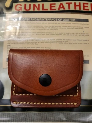 Nuevo Portador de Munición Galco 2X2X2 Cinturón Deslizable (6 Rondas) .38 SPC/.357 Cuero Tostado Foto 1 de 4