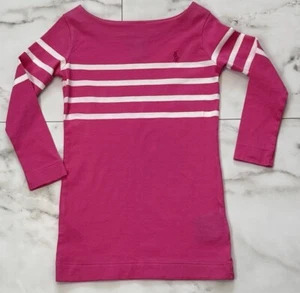 Polo Ralph Lauren 2t Dress T-shirt Pink Stripe - Picture 1 of 2