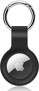 AirTag Etui Silikon Abdeckung mit Schlüsselanhänger Ring Silikon weich, AirTags Halter - Bild 1 von 7