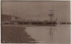 Findhorn Pocztówka Moray Scotland Night Harbour pocztówka fotograficzna widok z żaglem ok. 1908