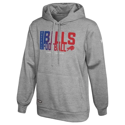 Buffalo Bills New Era NFL Combine Training Hoodie - Gray Large NWT Cover