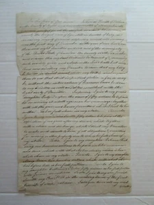 ONE (1) DEC. 1ST 1801 PERIOD COPY, WILL OF THOMAS SMITH, DEDHAM, MASSACHUSETTS - Picture 1 of 8