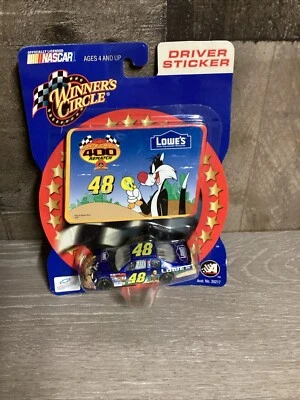 2002 Jimmie Johnson Lowes Looney Tunes car 1:64 WC Winners Circle - Image 1 of 3