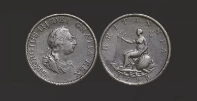 GREAT BRITAIN. George III, Copper Halfpenny, 1799 - Image 1 of 3