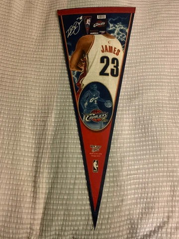 Lebron James Rookie Year Pennant Numbered /2003 RARE Cover