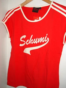 Damen-Shirt Gr. L Michael Schuhmacher bedruckt rot Auto/Motor Fanartikel - Bild 1 von 1