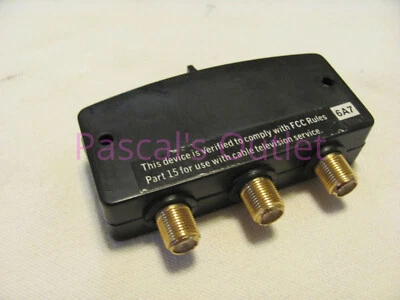 A-B Manual Slide Video Switch 75 ohm Coaxial Splitter, Radio Shack Model 15-1216 - Image 1 of 4