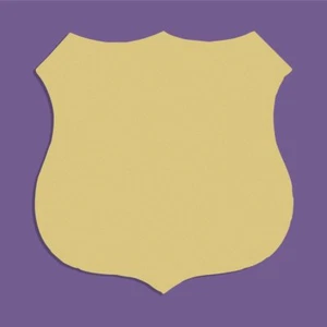 Holz Abzeichen Form, unfertige Form, Holzausschnitt, Holz überstreichbar Basteln - Bild 1 von 1