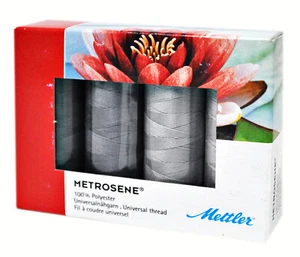 Mettler Metrosene 4 Spool Thread Set Grey - Picture 1 of 1
