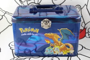 1999 NINTENDO POKEMON TRADING CARD CAJA LATA TIN LUNCH BOX OFICIAL BUEN ESTADO - Bild 1 von 10