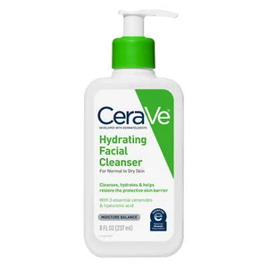 CeraVe Hydrating Facial Cleanser,Daily Face Wash for Normal to Dry Skin,8 fl oz. - Picture 1 of 13