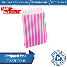 Candy Stripe Paper Bags Sweet Shop Candy Bags 5
