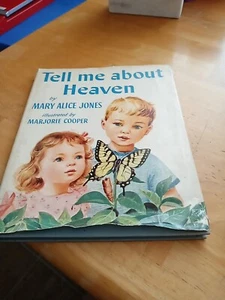1961 Children's Hardcover Book "Tell Me About Heaven" By Mary Alice Jones - Picture 1 of 10