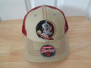 Florida State Seminoles Snapback Hat Zephyr NEW NCAA Curved Bill NWT LOGO Mesh - Picture 1 of 4