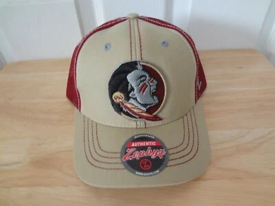 Florida State Seminoles Snapback Hat Zephyr NEW NCAA Curved Bill NWT LOGO Mesh - Image 1 of 4