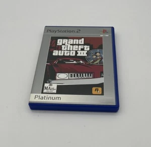 GTA Grand Theft Auto 3 III - PS2 PlayStation 2 - PAL - Manual Map - Picture 1 of 4