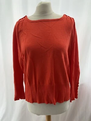 Camiseta feminina vermelha tamanho 22 mistura de viscose manga 3/4 - Imagem 1 de 4