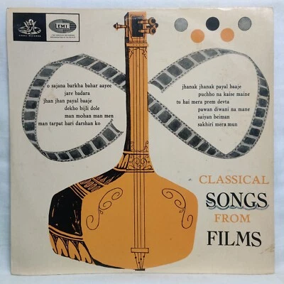 Classical Songs From Films LP Vinyl Record Bollywood Hindi 1966 Rare Indian EX - Image 1 of 4