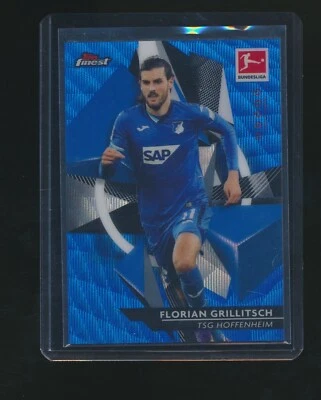 FLORIAN GRILLITSCH 2020-21 TOPPS FINEST BLUE REFRACTOR PARALLEL 125/150 #44 - Image 1 of 2
