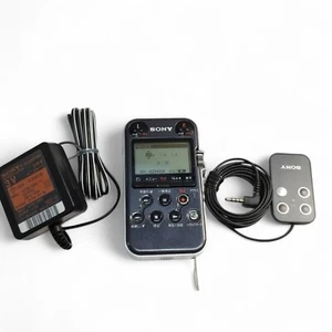 SONY PCM-M10 Black Portable Digital Audio Linear PCM Recorder USED - Picture 1 of 8
