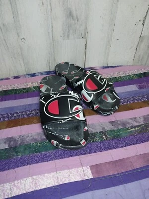 Diapositivas Champion Spellout para niños talla 7Y Foto 1 de 4