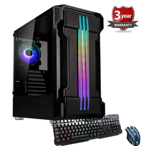 AMD Ryzen 7 5700x 3.6GHz 8 core Gaming Pc Computer NVMe, RTX 3060 12gb up917 - Picture 1 of 8