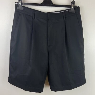Pantalones Cortos de Golf Walter Hagen Negros Plisados Talla 32 Bolsillos Atléticos Sintéticos Foto 1 de 3