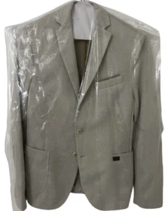 ZARA Men’s Sports Blazer Jacket, Beige, EUR 46/US 18 - Picture 1 of 9