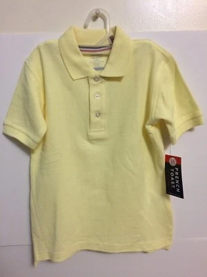 Blusa cuello manga corta French Toast para niñas amarillo claro talla pequeña 6/7 ¡Nueva! Foto 1 de 4