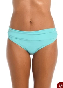 La Blanca Women's Island Goddess Banded Hipster Swimsuit Bottom, Ice Blue, 8 - Picture 1 of 4