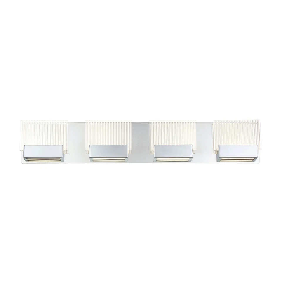 Eurofase Lighting 31440 Sonic 4 Light 30"W LED Bathroom Vanity - Chrome - Image 1 of 4