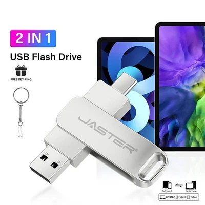 USB3.0 TYPE-C Flash Drive USB-C Pen Drives 16G 32G 64G 128GB OTG Memory Stick - Image 1 of 4