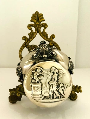 ¡¡¡ABSOLUTAMENTE PRECIOSO!!! Antiguo *STERLING* *WILLIAM B. KERR* *CAJA BARATIJA TOCADOR* Foto 1 de 4