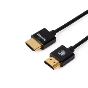 Kramer Flexible High Speed HDMI Cable with ETHERNET Ultra Flat Black (C-HM/HM/PI - Afbeelding 1 van 4