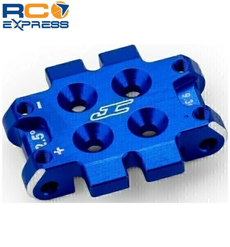 JConcepts RC10B7 front bulkhead 2.5 degree 9.3g aluminum - blue JCO5184-1 - Image 1 of 1