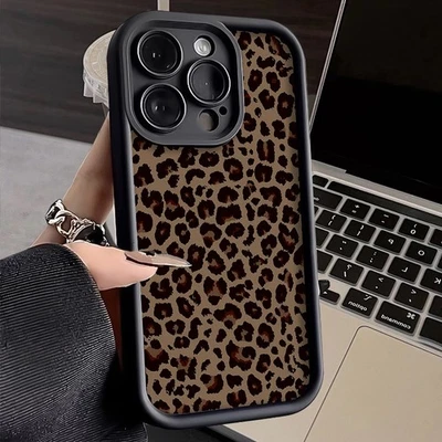 Hot Leopard Print Case For iPhone Samsung Honor Motorola Xiaomi ShockProof Cover - Image 1 of 4