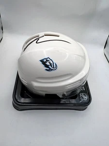 LOGAN COOLEY Utah Mammoth Hockey Club SIGNED Autographed Mini Helmet PSA COA - Picture 1 of 5