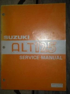 Suzuki Service Manual 1981 ALT125 - Picture 1 of 1