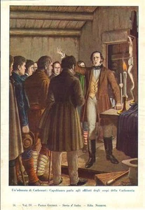 Stampa antica CARBONARI in CALABRIA con CAPOBIANCO 1932 Old antique print - Picture 1 of 1