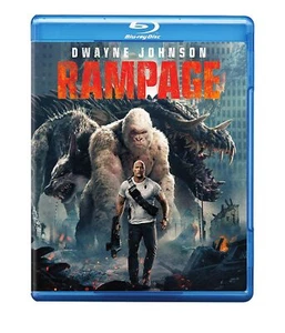 Rampage (Blu-Ray, 2018) Starring Dwayne Johnson - Picture 1 of 5