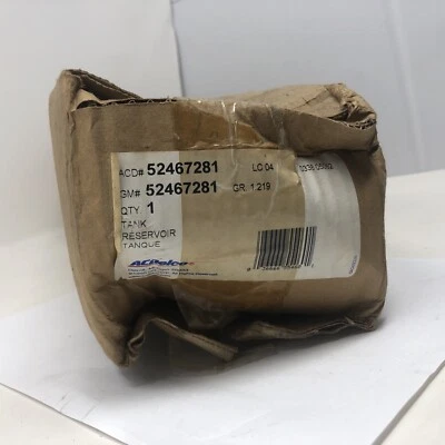 ACDELCO RADIATOR OUTLET TANK RESERVOIR GM 52467281 - NOS - Image 1 of 3