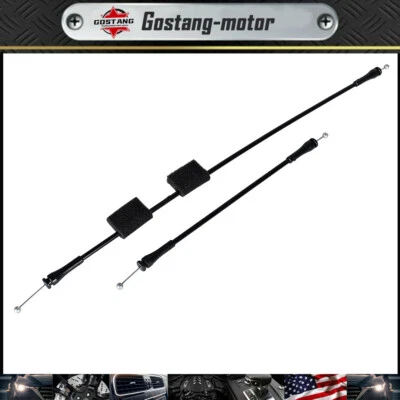 Cables de liberación de pestillo de puerta de carga trasera derecha para Ford E150 E250 E350 1992-2014 2x Foto 1 de 4