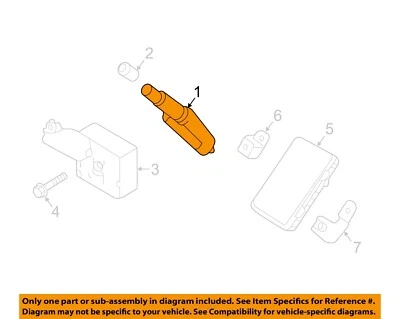 NISSAN OEM 16-24 TITAN XD-Tpms Sensor 40700EZ00A - Image 1 of 2
