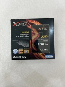NEW ADATA XPG SX930 2.5" 240GB SATA 6Gbps UltraSlim Gaming SSD ASX930SS3-240GM-C - Afbeelding 1 van 2
