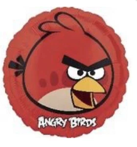4x 18" Angry Birds Red Birds Foil Mylar Balloon Party Decoration! - Picture 1 of 1