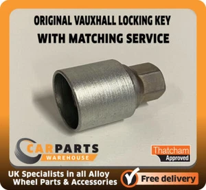 Fits VAUXHALL Genuine Replacement Locking Wheel Key & Matching Service 17MM - Picture 1 of 2