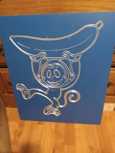 Rad Engraved Aluminum Monkey Art 25×20 (SEE DESCRIPTION) - Picture 1 of 3