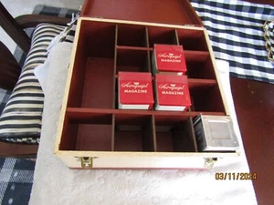 Vintage Barnett & Jaffe Baja Portable Slide Storage Case w 4 Airequipt Magazines - Bild 1 von 14