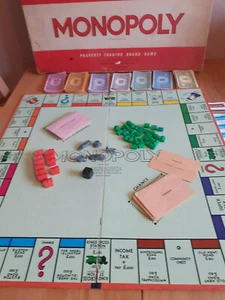Vintage 1972 Monopoly John Waddington,Long Red Box - Picture 1 of 12