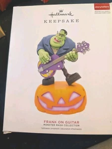 2019 Hallmark Keepsake Ornament Frank on Guitar Monster Mash Storytellers NIB NE - Picture 1 of 4